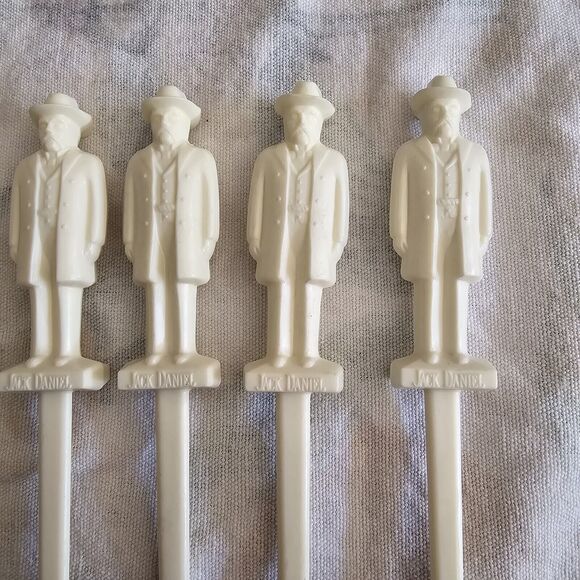 Lot of 6 Jack Daniels Swizzle Sticks Hard Plastic - Picture 3 of 10